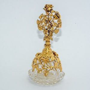 PRICE DROP! - ORNATE FLORAL PERFUME BOTTLE